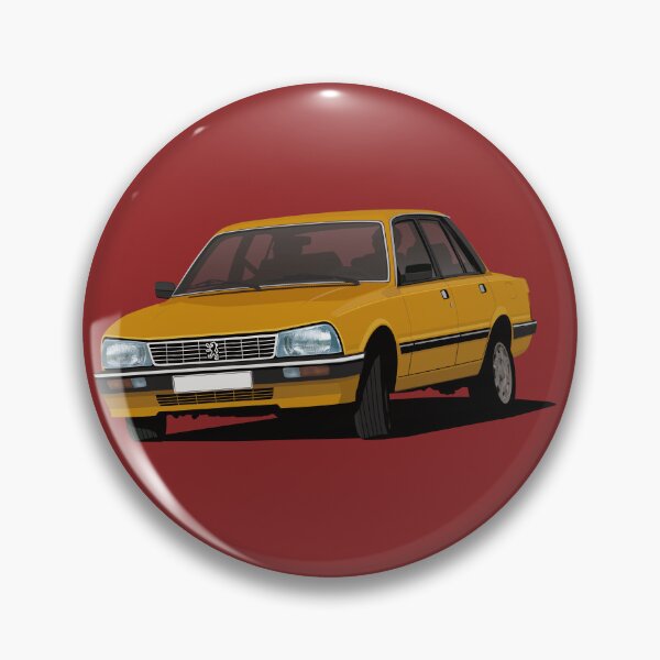 Item preview, Pug 505 GTi - Turbo - naranja designed and sold by knappidesign.