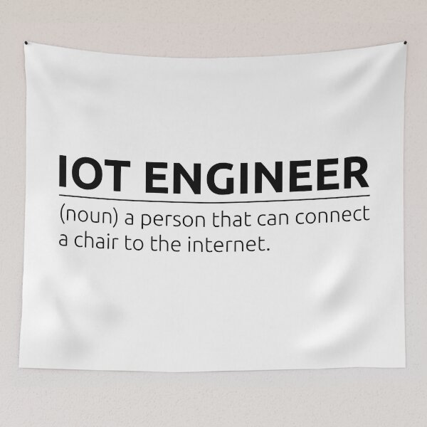 Item preview, What does IoT Engineer do? designed and sold by BeepBoopDesigns.