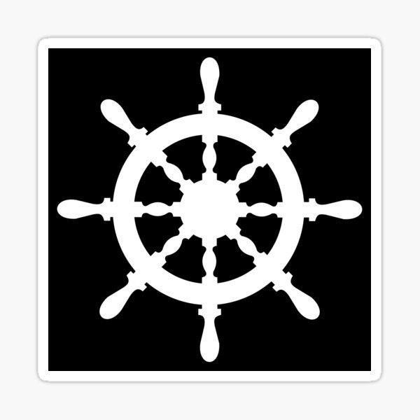 Item preview, Ship Wheel (White) designed and sold by Arianna Khalil.