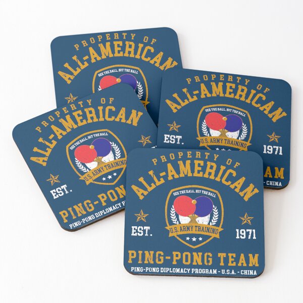 Item preview, All-American Ping Pong Team designed and sold by Alema Art.