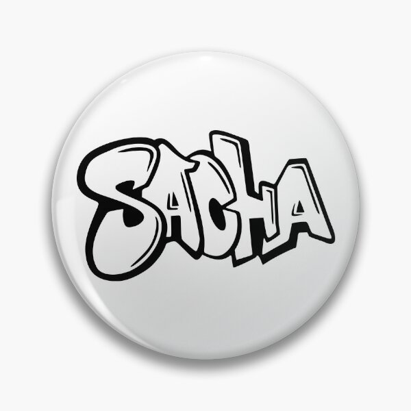 Item preview, Sacha - Graffiti Name Design designed and sold by NameThatShirt.