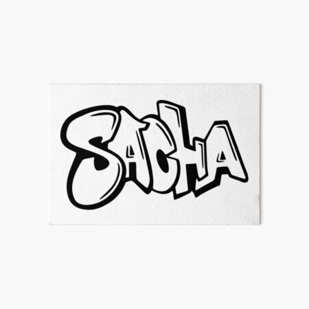 Sacha Graffiti Name Design