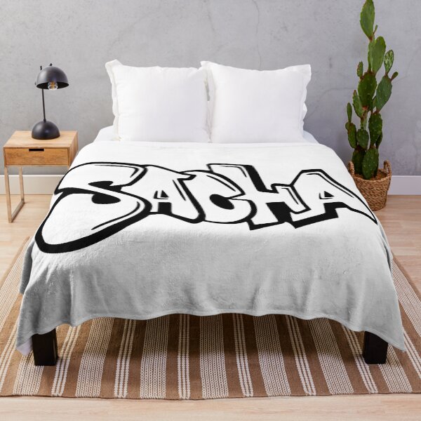 Item preview, Sacha - Graffiti Name Design designed and sold by NameThatShirt.
