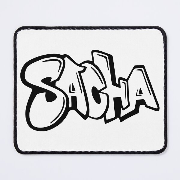 Item preview, Sacha - Graffiti Name Design designed and sold by NameThatShirt.