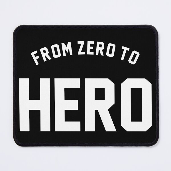 Item preview, Short inspirational and motivational quotes (05) ; From zero to hero. designed and sold by quoteshow.