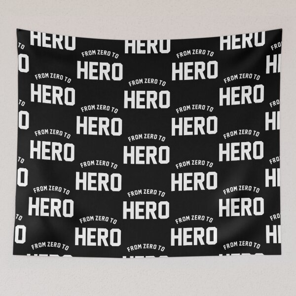 Item preview, Short inspirational and motivational quotes (05) ; From zero to hero. designed and sold by quoteshow.