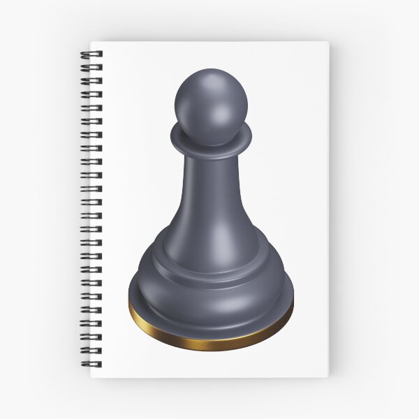 Item preview, 3D Black & Faux-Gold Pawn: Chess Lover's designed and sold by Happy Puppy Print On Demand.