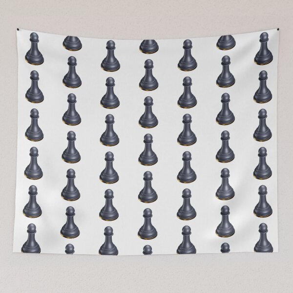 Item preview, 3D Black & Faux-Gold Pawn: Chess Lover's designed and sold by Happy Puppy Print On Demand.