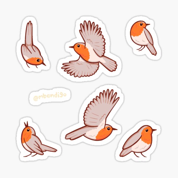 Item preview, European Robin designed and sold by Macbendigo.