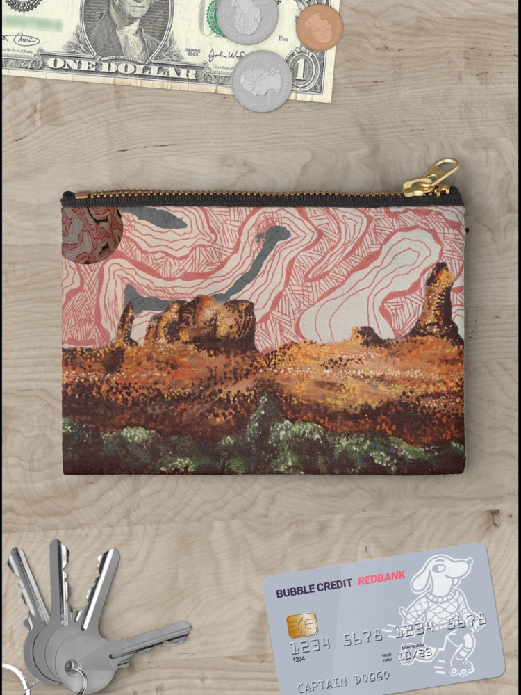 Thumbnail 3 of 4, Zipper Pouch, RED ROCKS designed and sold by iresides.