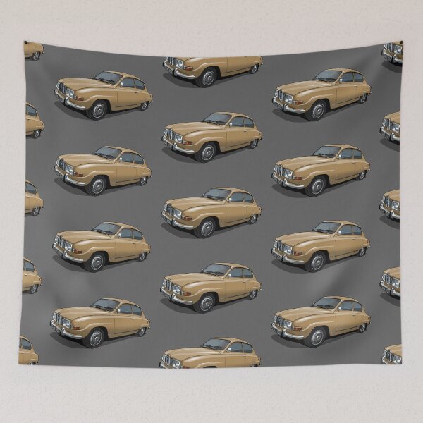 Item preview, 1971 Saab 96 saloon in ambra beige designed and sold by candc-retro.