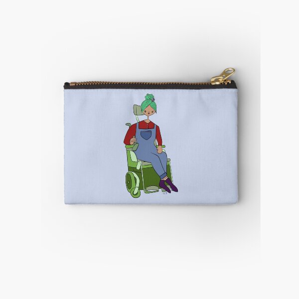 Item preview, Cute Girl With Power Chair (blue) designed and sold by misslovelymess.