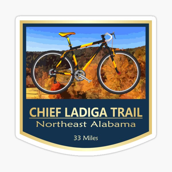 Item preview, Chief Ladiga Trail (bike2) designed and sold by curranmorgan.