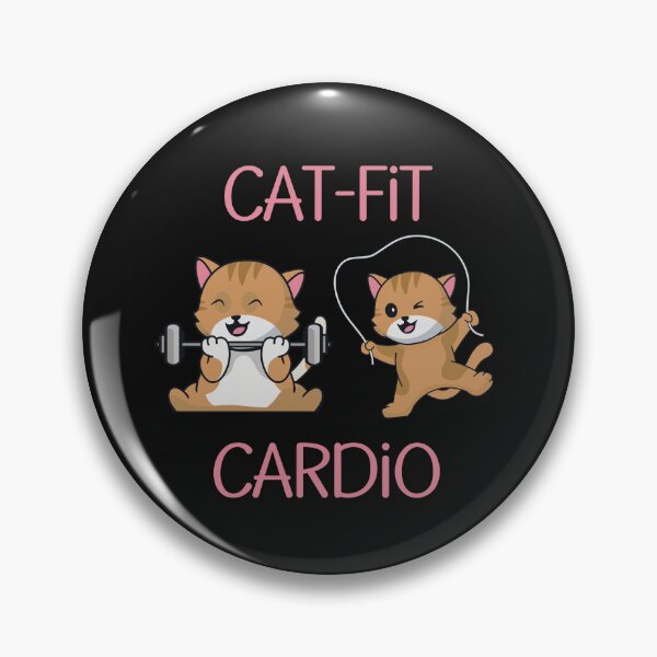 Item preview, Cardio Cats designed and sold by HappyLifeCreate.