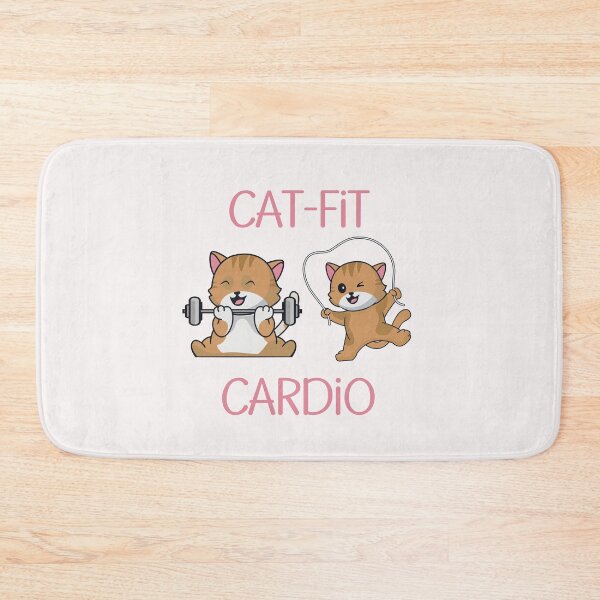 Item preview, Cardio Cats designed and sold by HappyLifeCreate.