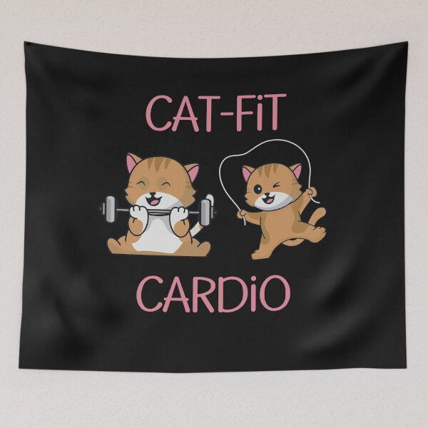Item preview, Cardio Cats designed and sold by HappyLifeCreate.