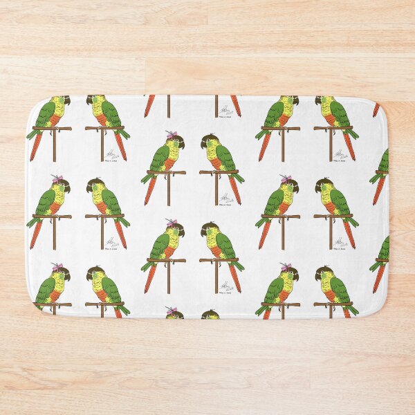 Item preview, Crazy Bird Man with Green Cheeked Conures designed and sold by Laughing Parrot Studio.