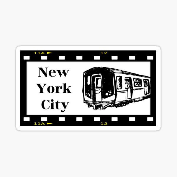 Item preview, NYC Subway Film designed and sold by cardiocreatives.