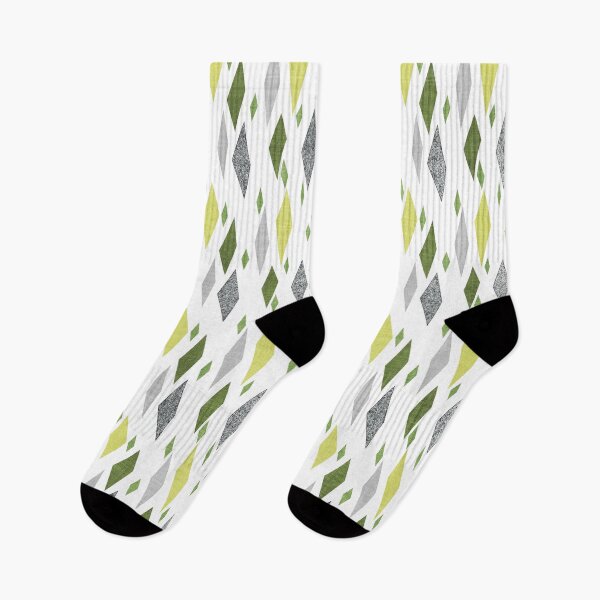Item preview, Danish Diamond Print in Green designed and sold by House of Haha.