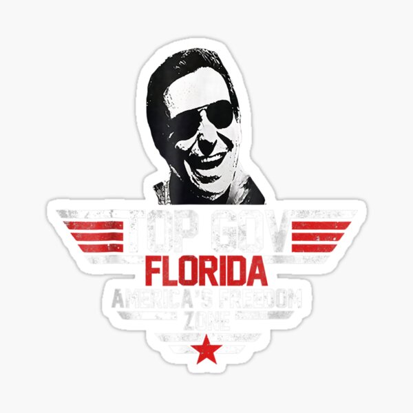 Top Gov Ron Desantis Top Gov Ron Top Govron Desantis T Shirt Sticker For Sale By Assiabaadi