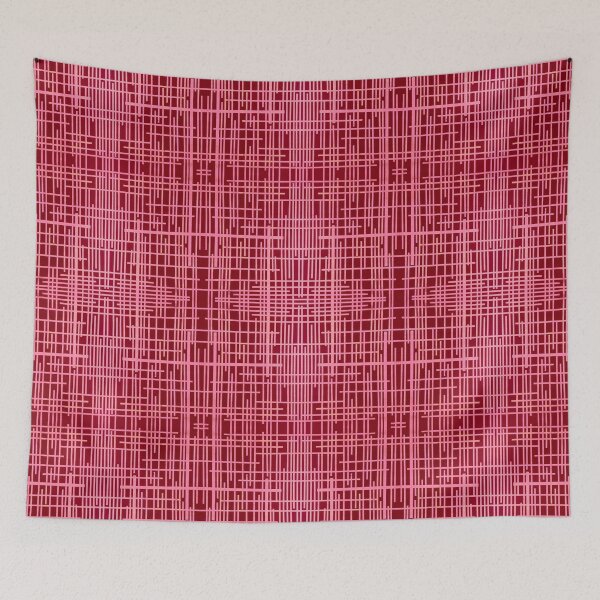 Item preview, Lines Pattern Red Pink designed and sold by Owen1976.