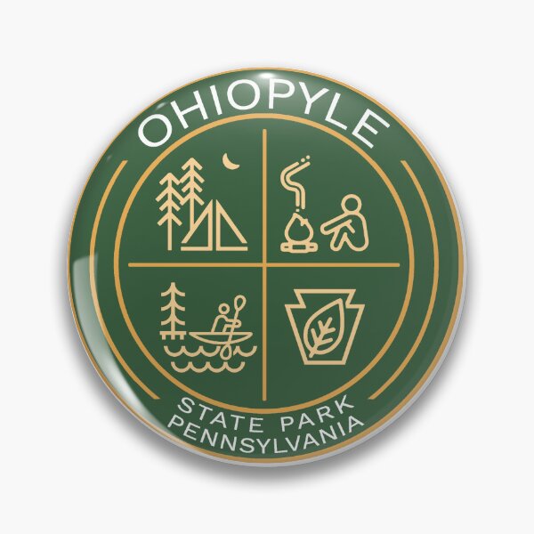 Artikelvorschau, Heraldisches Logo des Ohiopyle State Park entworfen und verkauft von VanyaKar.