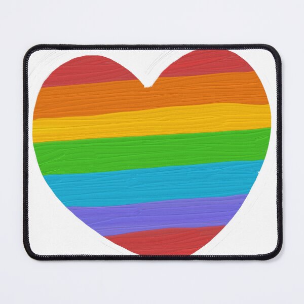 Item preview, gay pride heart designed and sold by RedhotstarsNEX.