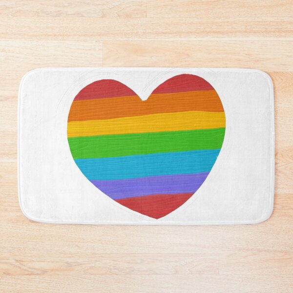 Item preview, gay pride heart designed and sold by RedhotstarsNEX.