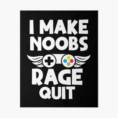 I make noobs rage quit Sticker for Sale by RedaDHB