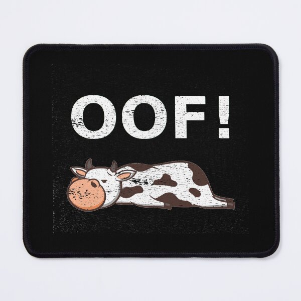 Item preview, Distressed Oof T Shirt with cow designed and sold by kammoe.
