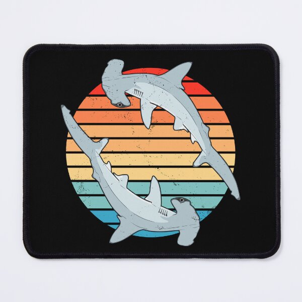 Item preview, Hammerhead Sharks Retro Sunset designed and sold by NicGrayGraphic.