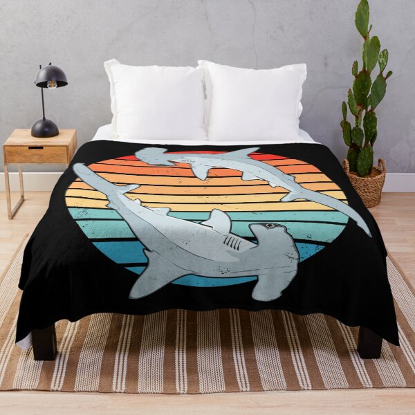 Item preview, Hammerhead Sharks Retro Sunset designed and sold by NicGrayGraphic.