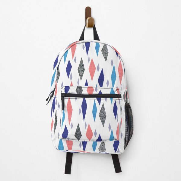 Item preview, Danish Diamond Print in Pink and Blue designed and sold by House of Haha.