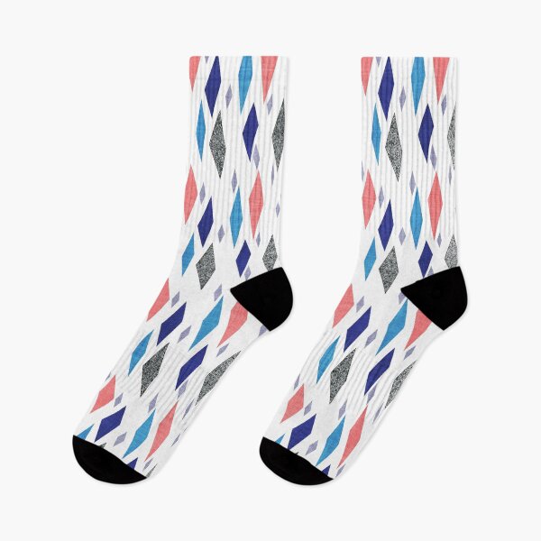 Item preview, Danish Diamond Print in Pink and Blue designed and sold by House of Haha.