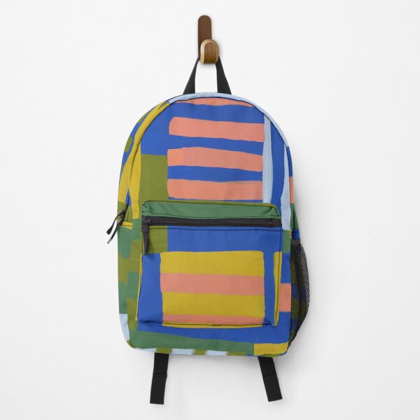 Item preview, Painted Color Block Grid in Multi designed and sold by House of Haha.