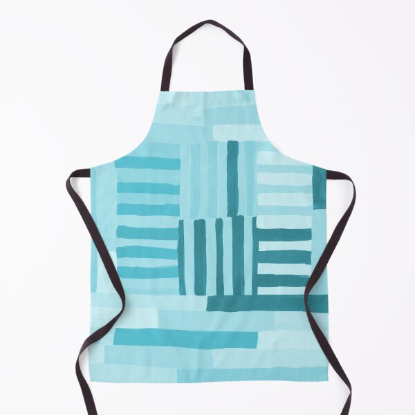 Item preview, Painted Color Block Grid in Mint Blue designed and sold by House of Haha.
