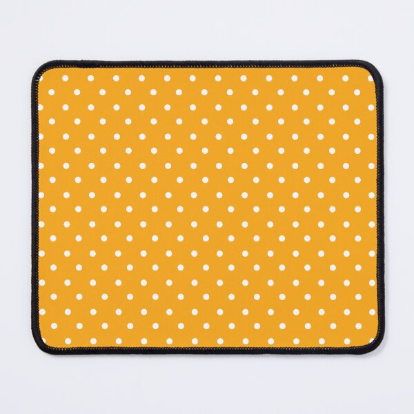 Item preview, White Polka Dots on Dutch Orange Background designed and sold by burbankdesigns.