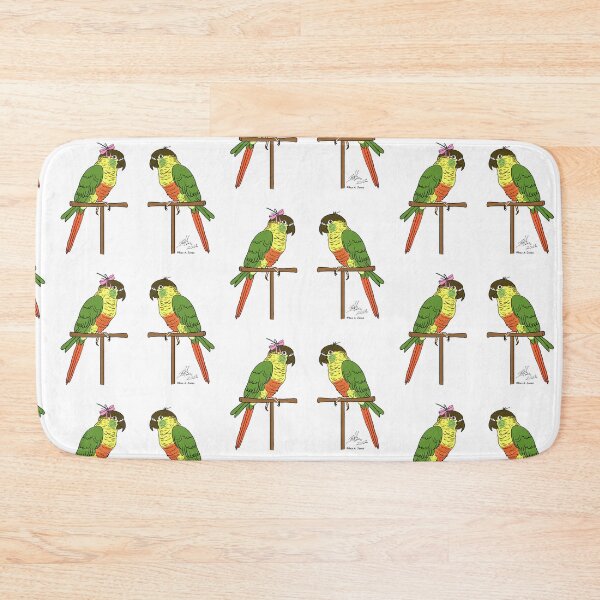 Item preview, Crazy Bird Lady with Green Cheeked Conures designed and sold by Laughing Parrot Studio.