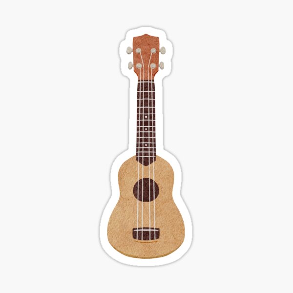Uke Ukulele Guitar Sticker