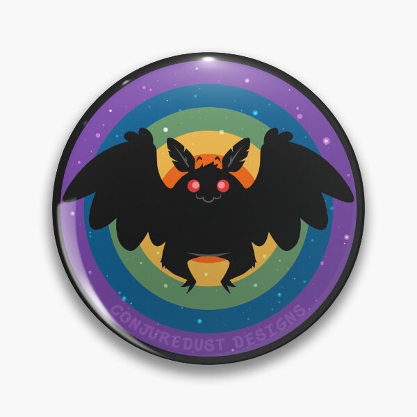 Item preview, Happy Pride Moth designed and sold by ConjureDust Designs.