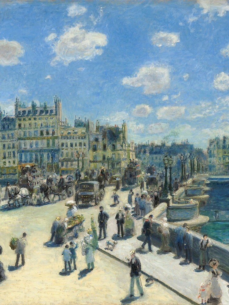 Pont Neuf Paris Painting by Auguste Renoir by podartist