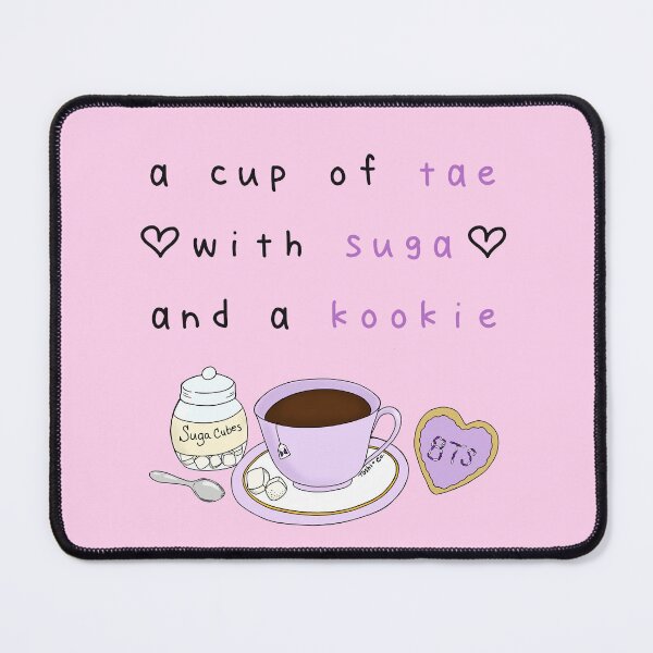 Artikelvorschau, BTS Cup of Tae mit Suga und Kookie (Grafik unten) entworfen und verkauft von Toshi and Co..