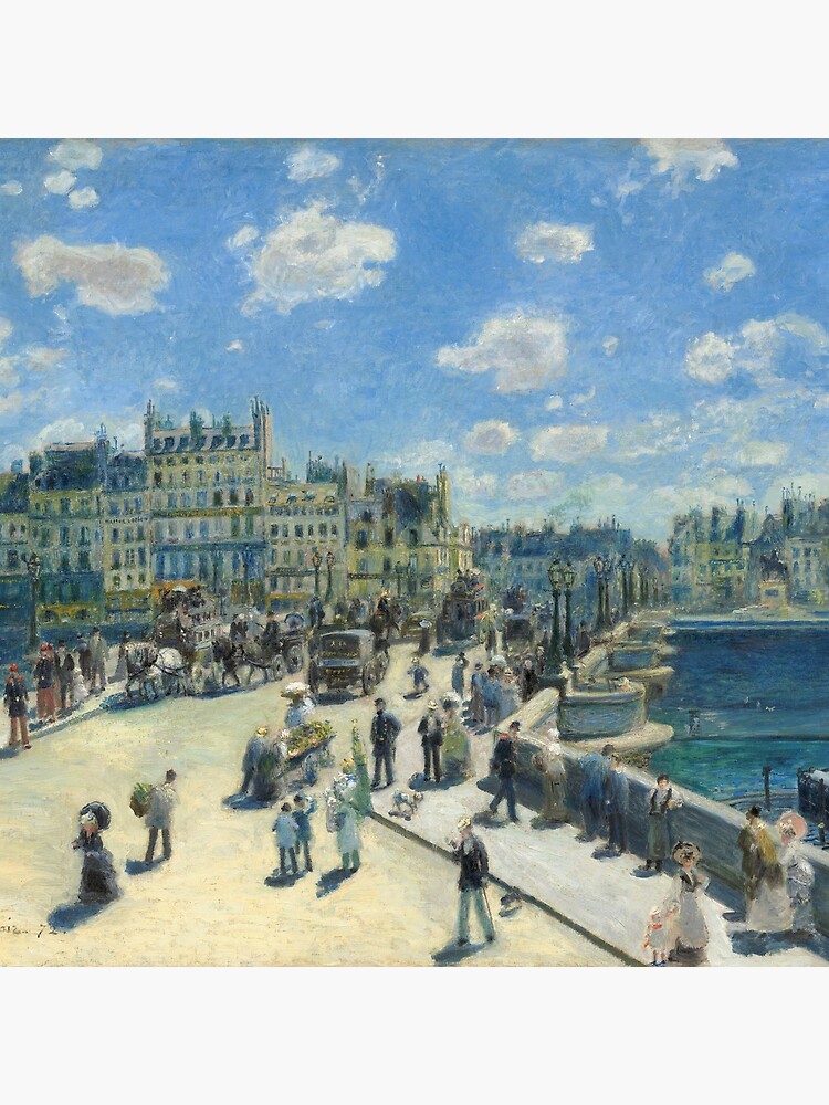 Pont Neuf Paris Painting by Auguste Renoir by podartist