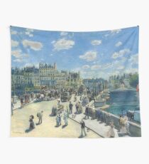 Pont Neuf Paris Painting by Auguste Renoir Wall Tapestry