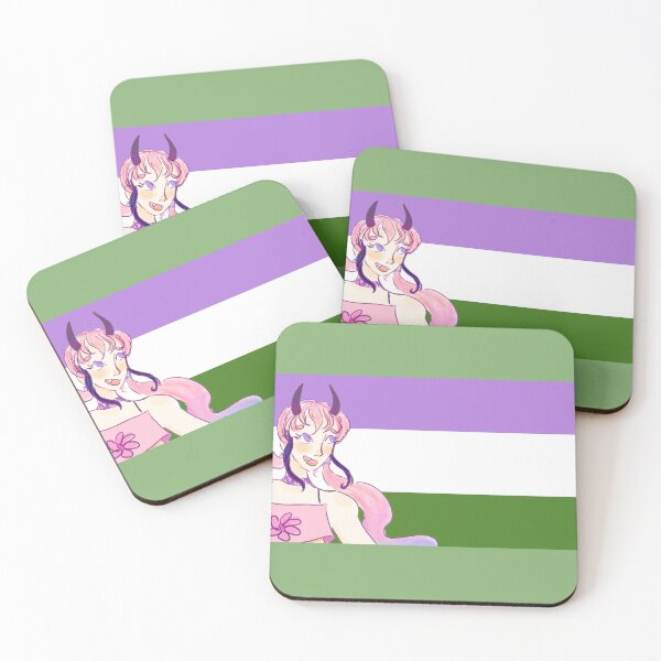 Item preview, VOCALOID MEIKA Hime Genderqueer Flag  designed and sold by Holli Anderson.