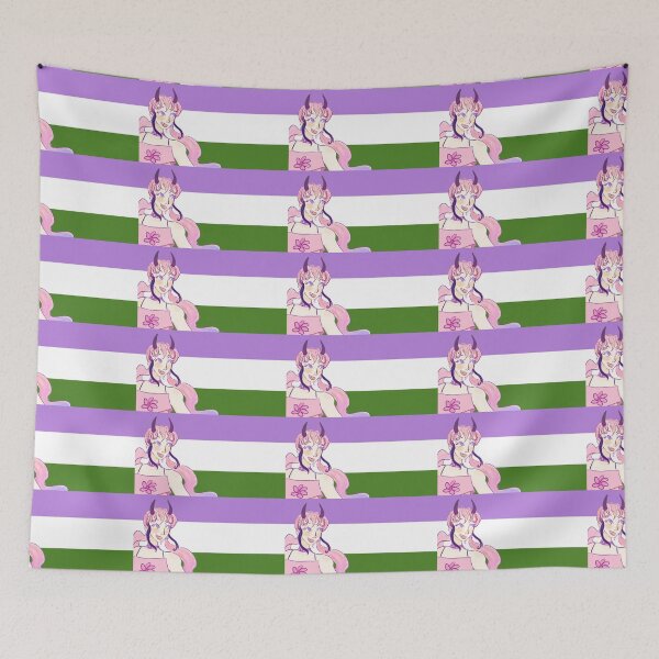 Item preview, VOCALOID MEIKA Hime Genderqueer Flag  designed and sold by Holli Anderson.