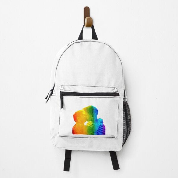 Item preview, Rainbow Gay Men Kissing for Celebrating LGBTQ Pride designed and sold by SteamParliament.