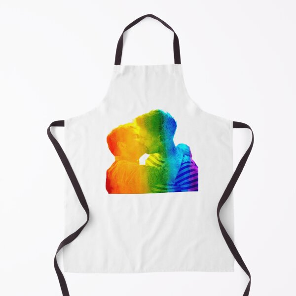 Item preview, Rainbow Gay Men Kissing for Celebrating LGBTQ Pride designed and sold by SteamParliament.