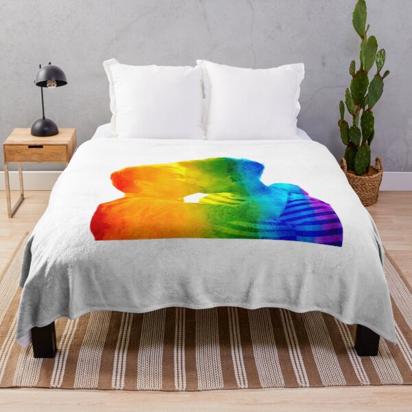 Item preview, Rainbow Gay Men Kissing for Celebrating LGBTQ Pride designed and sold by SteamParliament.