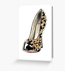 Spike me heels Greeting Card